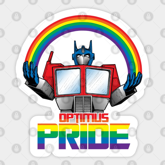 Optimus Pride Sticker by JMKohrs